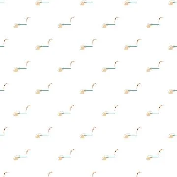 Swimmers diving from platform into pool seamless pattern Stock Illustration