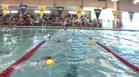 Swimming Backstroke Stock Footage 10787594