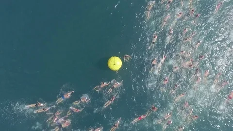 Swimming Competition Video stock 78492114