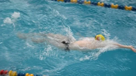 Swimming competitions Stock Footage 130289776