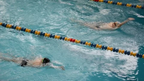 Swimming competitions Stock Footage 130293821