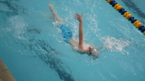 Swimming competitions Vídeo Stock 130294491