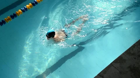 Swimming competitions Stock Footage 130614068