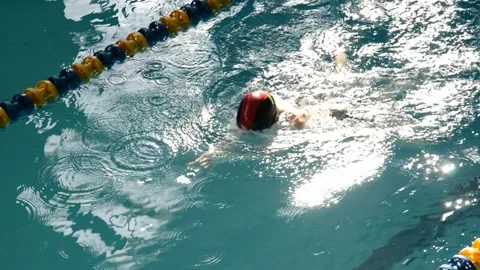 Swimming competitions Stock Footage 130615439