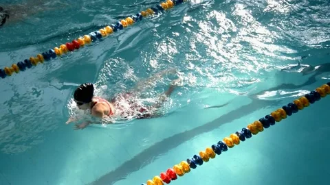 Swimming competitions Stock Footage 130676457