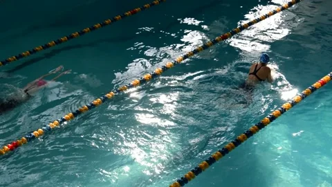 Swimming competitions Stock Footage 130676501