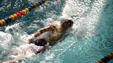 Swimming competitions Video stock 130677524