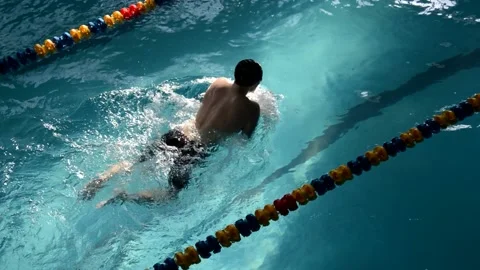 Swimming competitions Stock Footage 130678330
