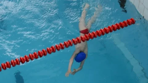 Swimming competitions Stock Footage 131894306