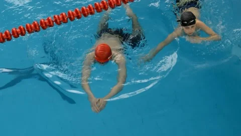 Swimming competitions Stock Footage 131895330