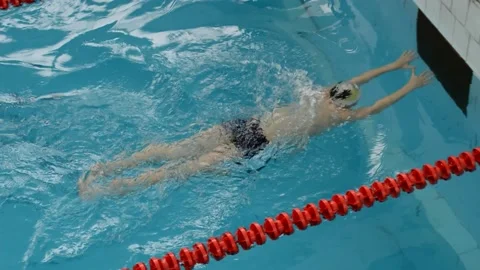 Swimming competitions Stock Footage 131898212