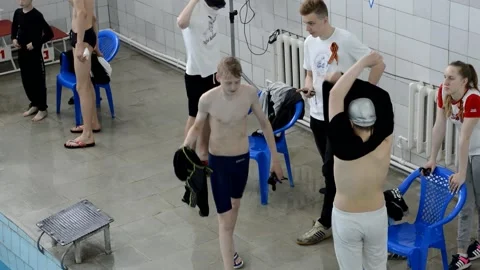 Swimming competitions 库存影片 131899752