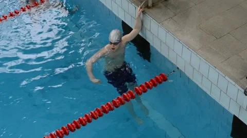 Swimming competitions Stock Footage 131900390