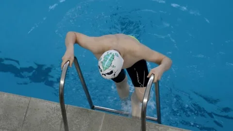 Swimming competitions Stock Footage 131902985