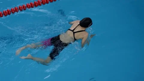 Swimming competitions Stock Footage 132015308