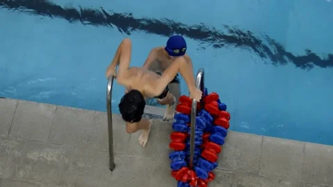 Swimming competitions Stock Footage 231293715