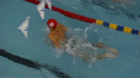 Swimming competitions Stock Footage 231298724