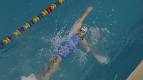Swimming competitions Stock Footage 238650708