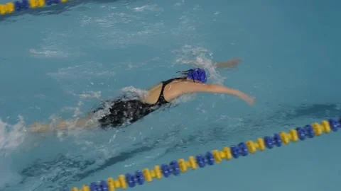 Swimming competitions Stock Footage 238651139