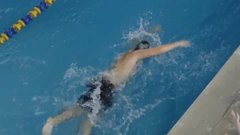 Swimming competitions Stock Footage 238665936