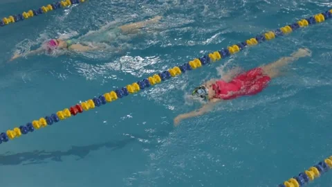 Swimming competitions Stock Footage 238668182