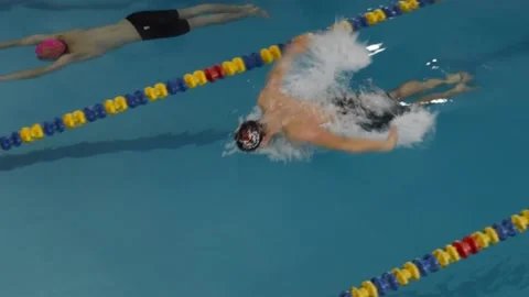 Swimming competitions Stock Footage 238672031