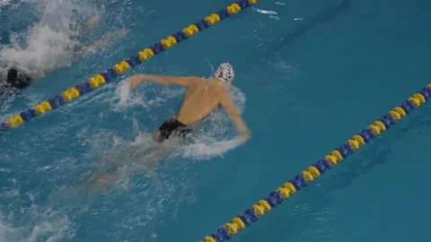 Swimming competitions Stock Footage 238674518