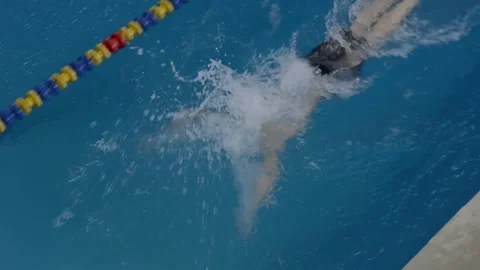 Swimming competitions Stock Footage 238676874