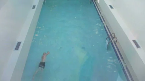 Swimming Exercise Stock Footage 646168
