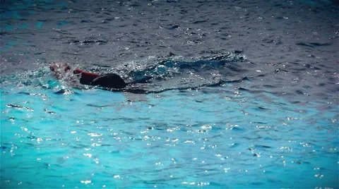 Swimming for Exercise Vídeos de archivo 19950396