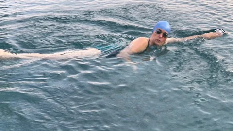 Swimming Freestyle 2 動画素材 92605109