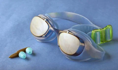 Swimming goggles Stock Photos
