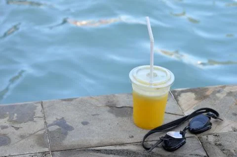 Swimming goggles Stock Photos
