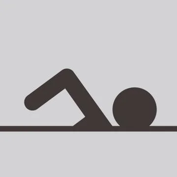Swimming icon Stock Illustration