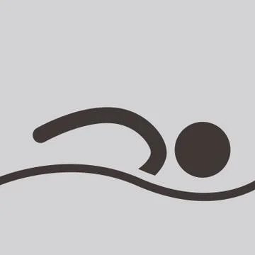 Swimming icon Stock Illustration