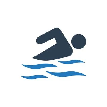 Swimming Icon Illustrazione stock