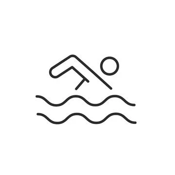 Swimming Icon Stock Illustration