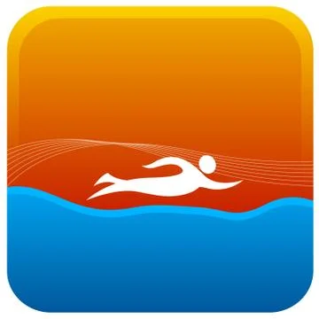Swimming Stock Illustration