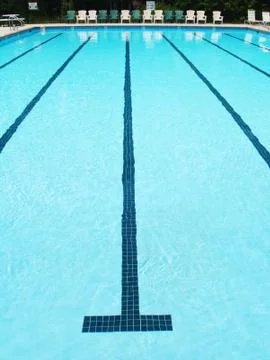 Swimming lane Foto stock