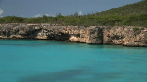 Swimming in the ocean Stock Footage 93123