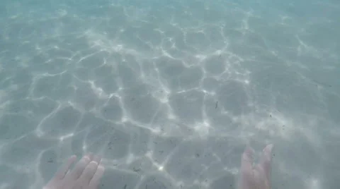 Swimming in the Ocean Stock Footage 46979434