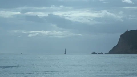 Swimming in the ocean Stock Footage 270958386