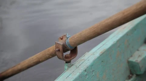 Swimming at the old boat Video stock 48902383