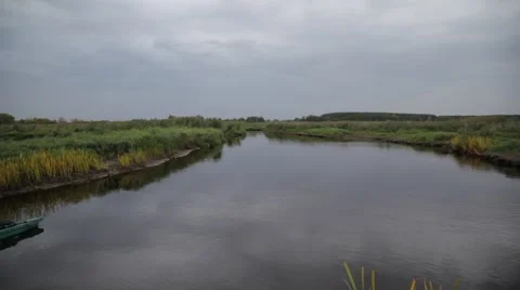 Swimming at the old boat Video stock 48902433