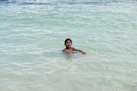 Swimming Foto stock