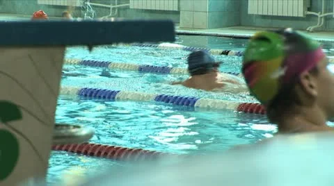 Swimming pool 4 Stock Footage 12534314