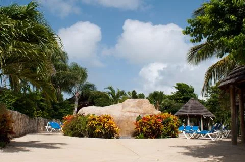 Swimming pool area Foto stock