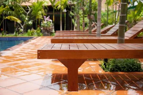 Swimming pool area Foto stock