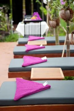 Swimming pool area Foto stock