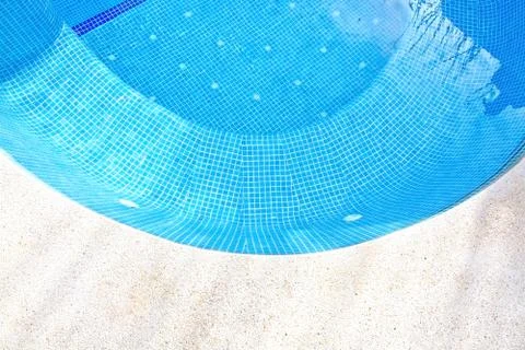 Swimming pool background Stock Photos